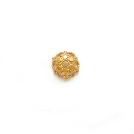 18KT Gold Bead Cap Spacer DIY Craft Supplies