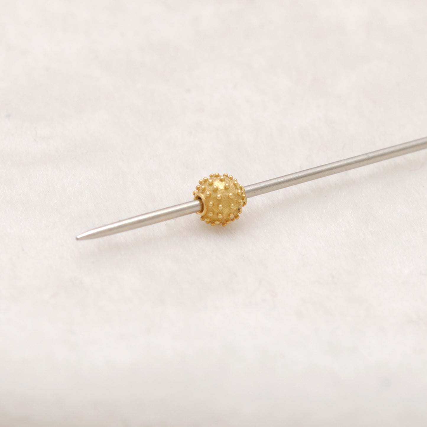 18KT Yellow Gold Gold Spacer Bead Components 4mm