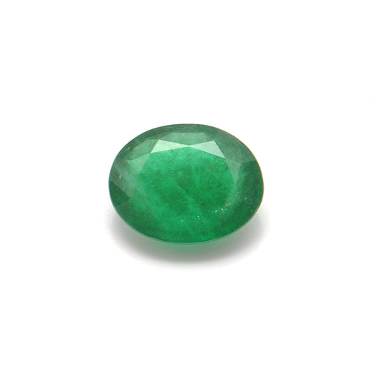 Natural Zambian Emerald 2.20 Carat Oval Faceted by SAR Gems