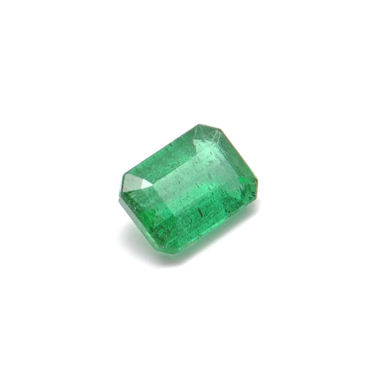 Natural Zambian Emerald 1.10 Carat Octagon Faceted Gemstone by SAR Gems