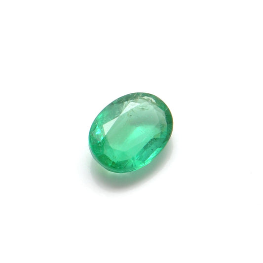 SAR Gems Natural Zambian Emerald 1.10 Carat Oval 8x6mm