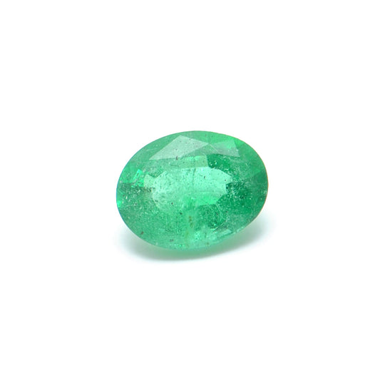 SAR Gems Natural Zambian Emerald 1.50 Carat Oval 6.5x8.5mm