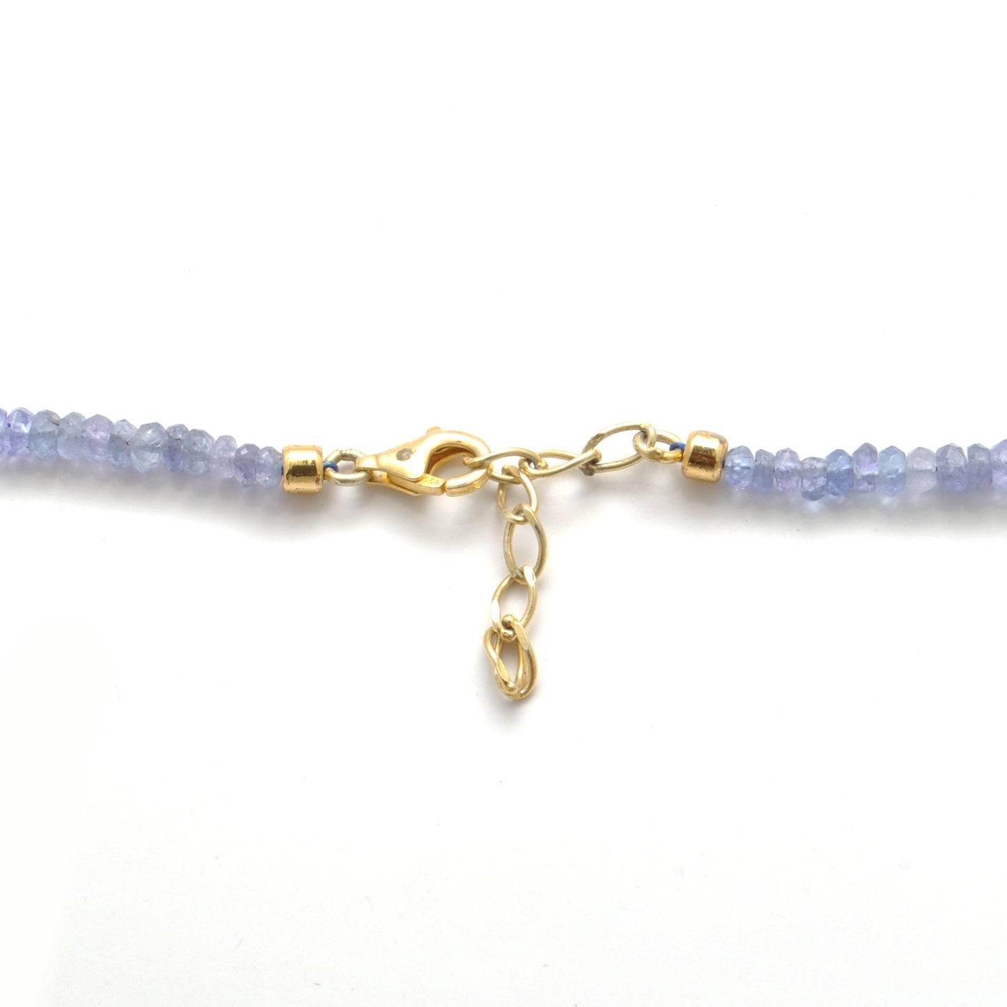 Faceted Tanzanite Ethiopian Opal Gold Plated Necklace