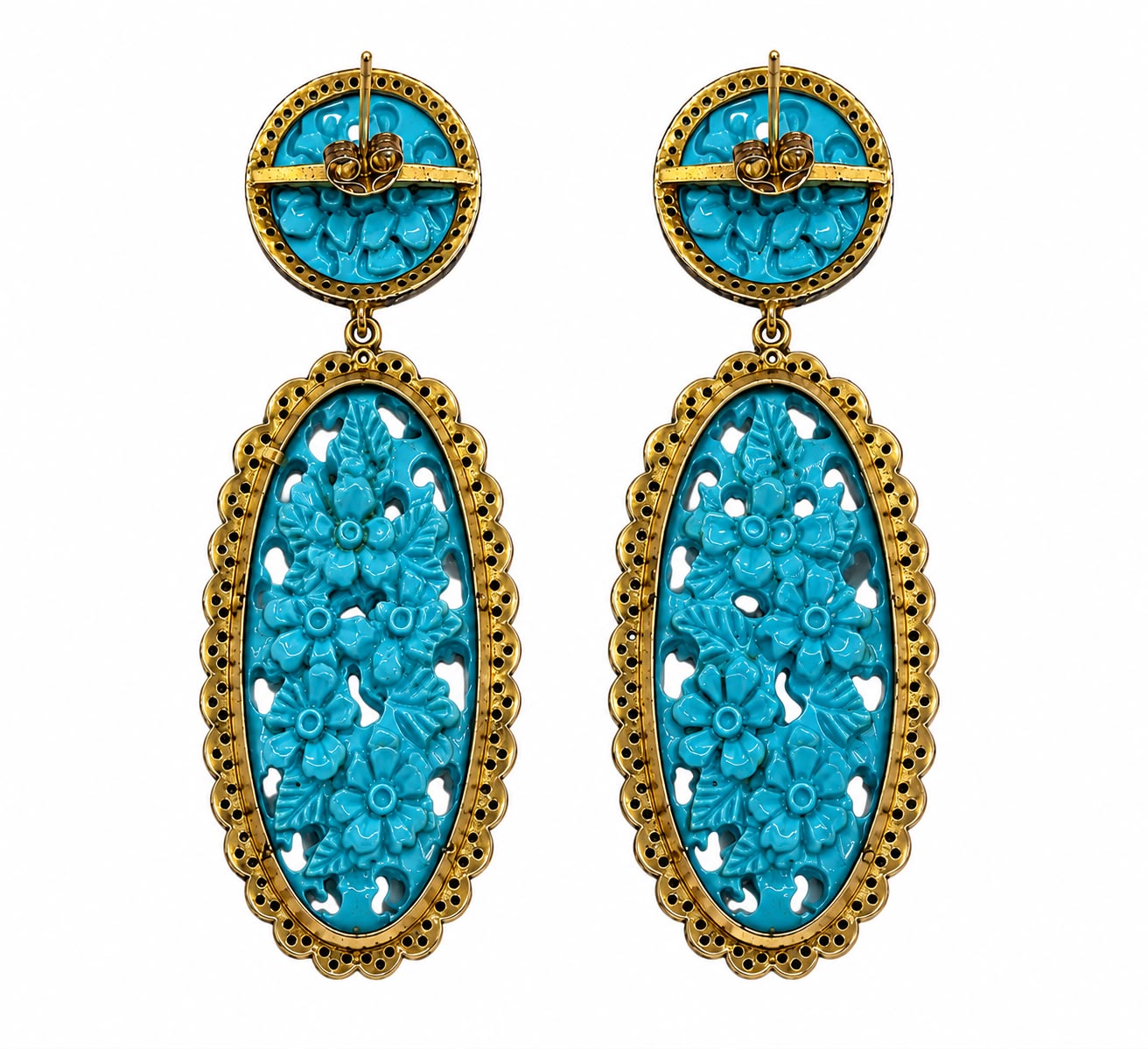 Carved Bloom Earrings