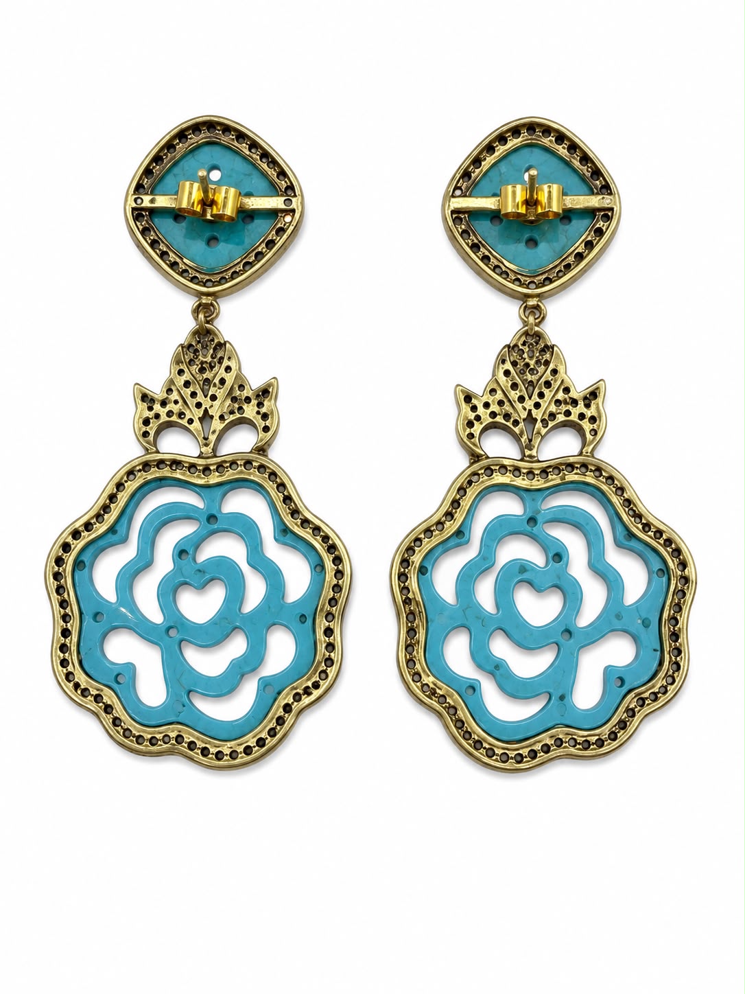 Midnight Rose Earrings