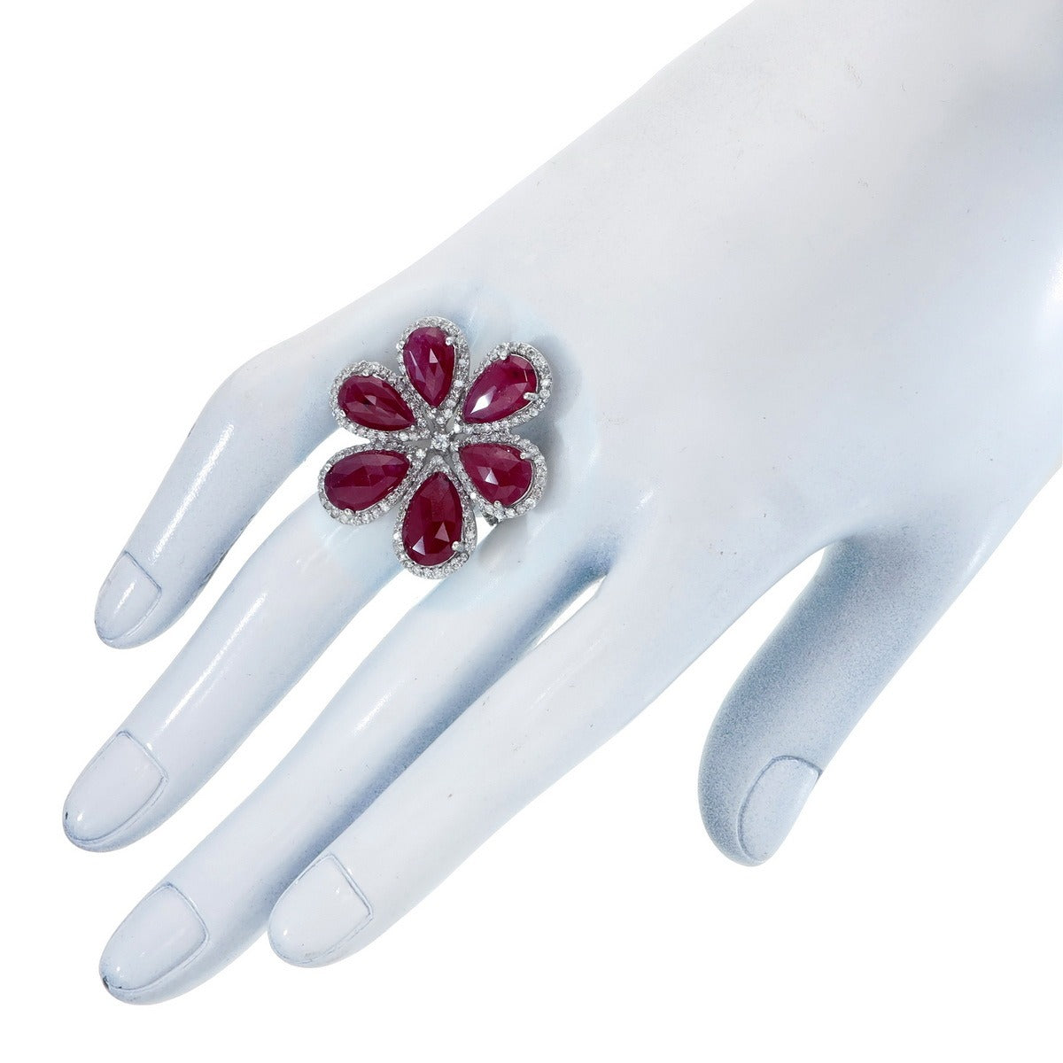 The Ruby Bloom Ring