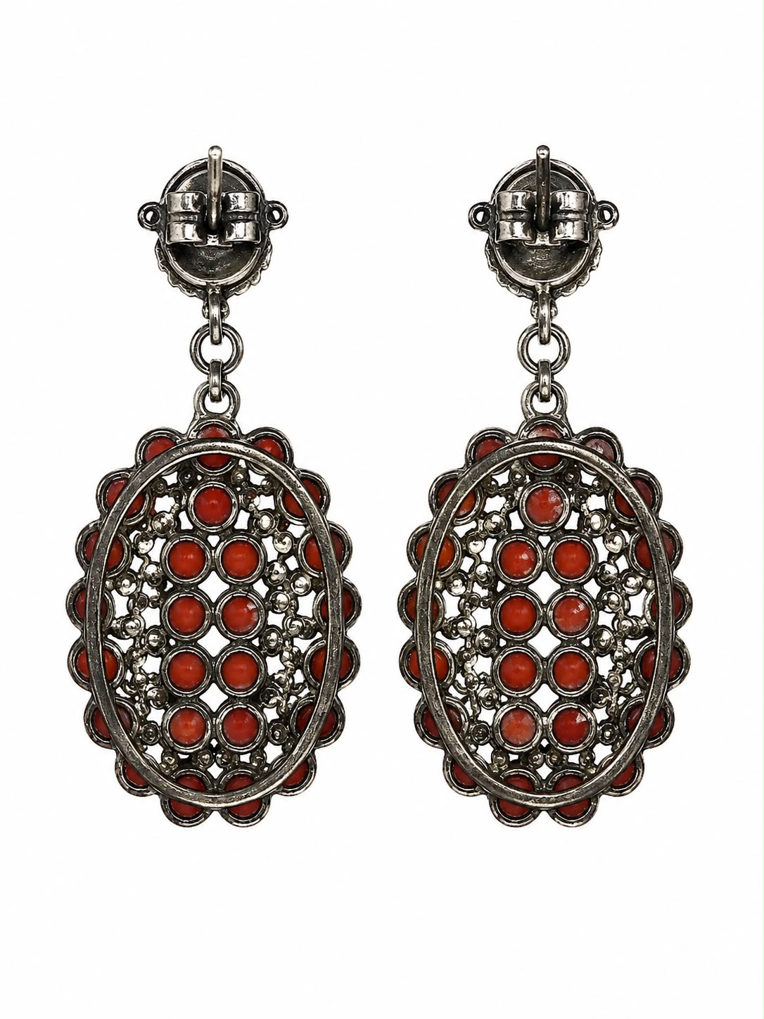 Rosette Oval Drops