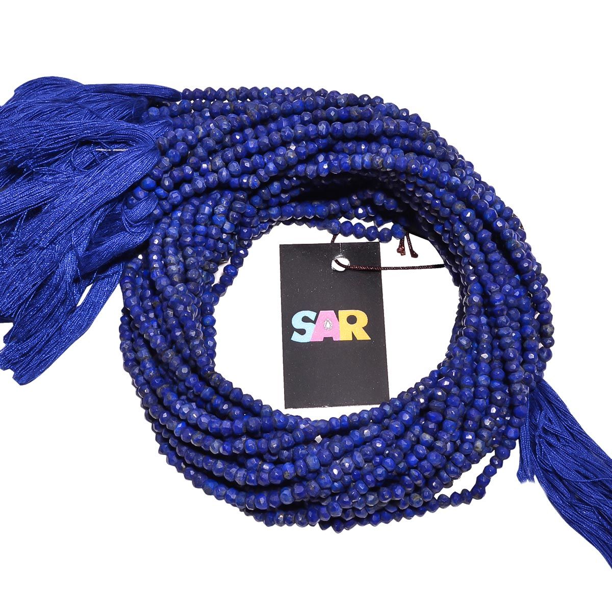 Lapis 3.6-4mm Faceted Roundel Beads Strand, Lapis Faceted Roundel Beads, Lapis Stone Beads, Semi Precious Stone Beads