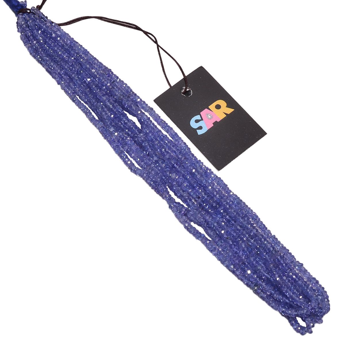 Tanzanite 3mm Faceted Roundel Beads Strand, Tanzanite Faceted Roundel Beads, Tanzanite Stone Beads, Tanzanite