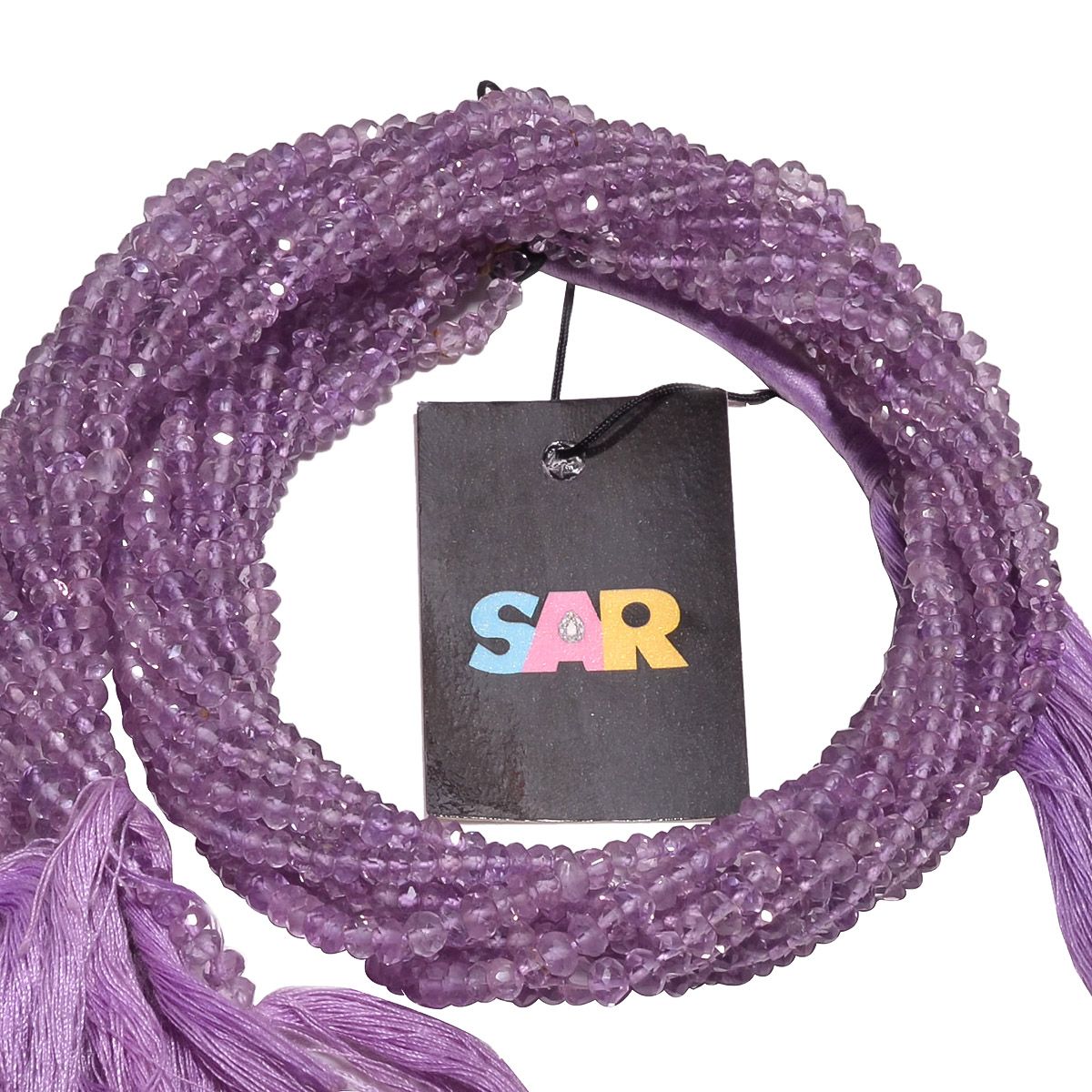 Brazil Amethyst, Brazail Amethyst Beads Strand, Brazil Amethyst 4-4.5mm Faceted Roundel Beads Strand, Semi Precious Stone Beads