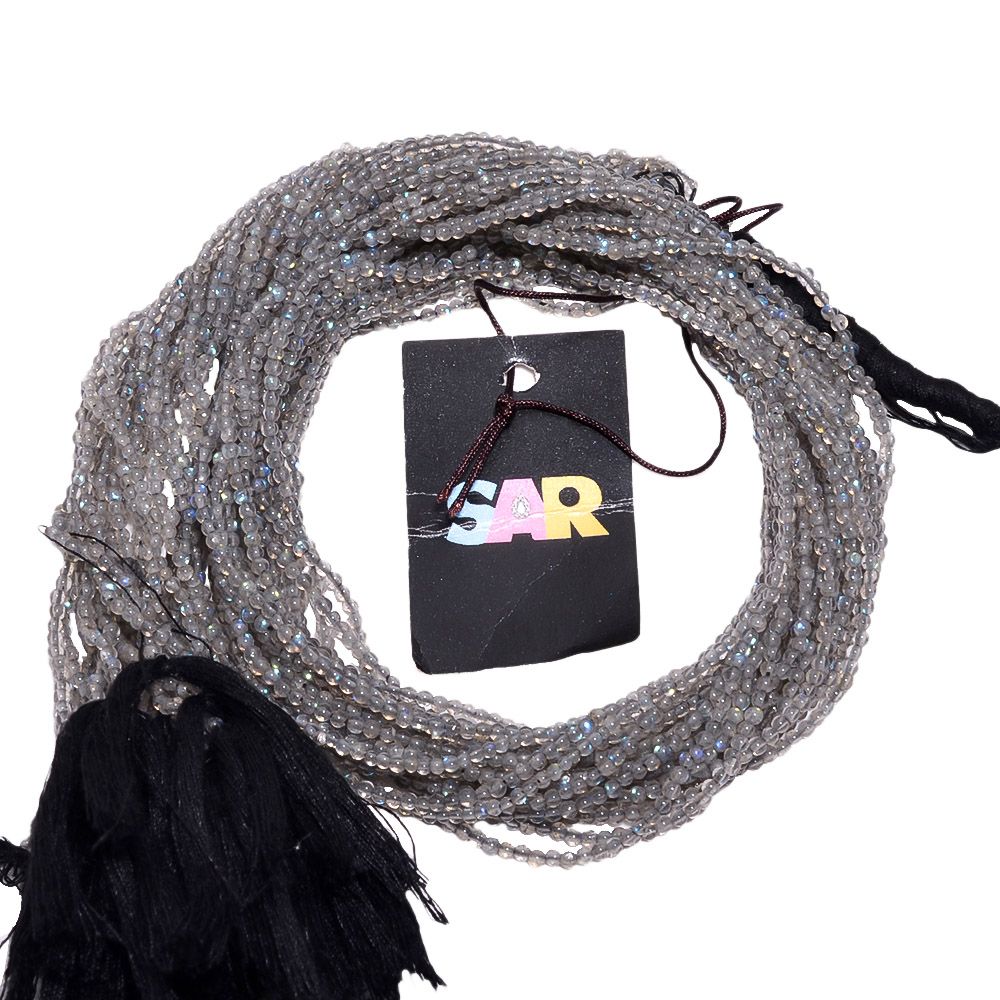 Labradorite 2mm Smooth Round Beads Strand, Labradorite Plain Round Beads