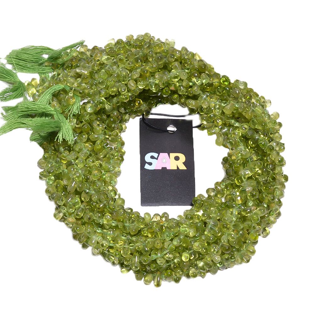 Peridot 3x7-3.5x6.5mm Smooth Nugget Beads Strand, Peridot Plain Nugget Beads, Peridot Beads Strand, Peridot