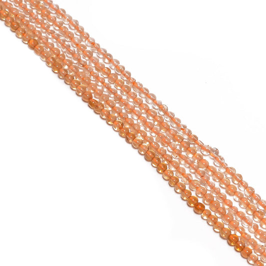 Citrine Round Ball Shape- 2.5mm Plain Stone Beads