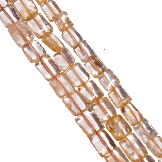 Citrine 8x7-13x10mm Rectangle Shape Smooth Beads
