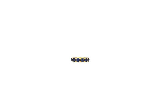 Blue Sapphire 14k Gold Wheel Spacer Finding 5mm - SAR Gems