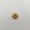 7mm 18k Gold Spacer Cap Beads - view 3