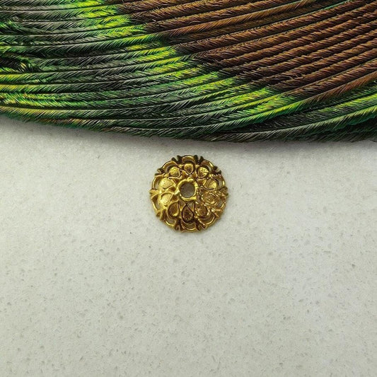 18 Carat Gold Bead Cap for DIY Craft