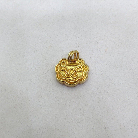 Style 18k Gold Charm Pendant 11X13MM - view 3