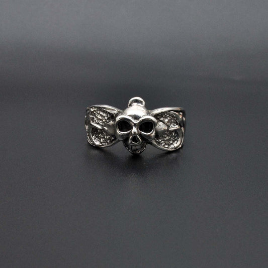 Halloween Sterling Silver Skull Ring Size 11 - SAR Gems