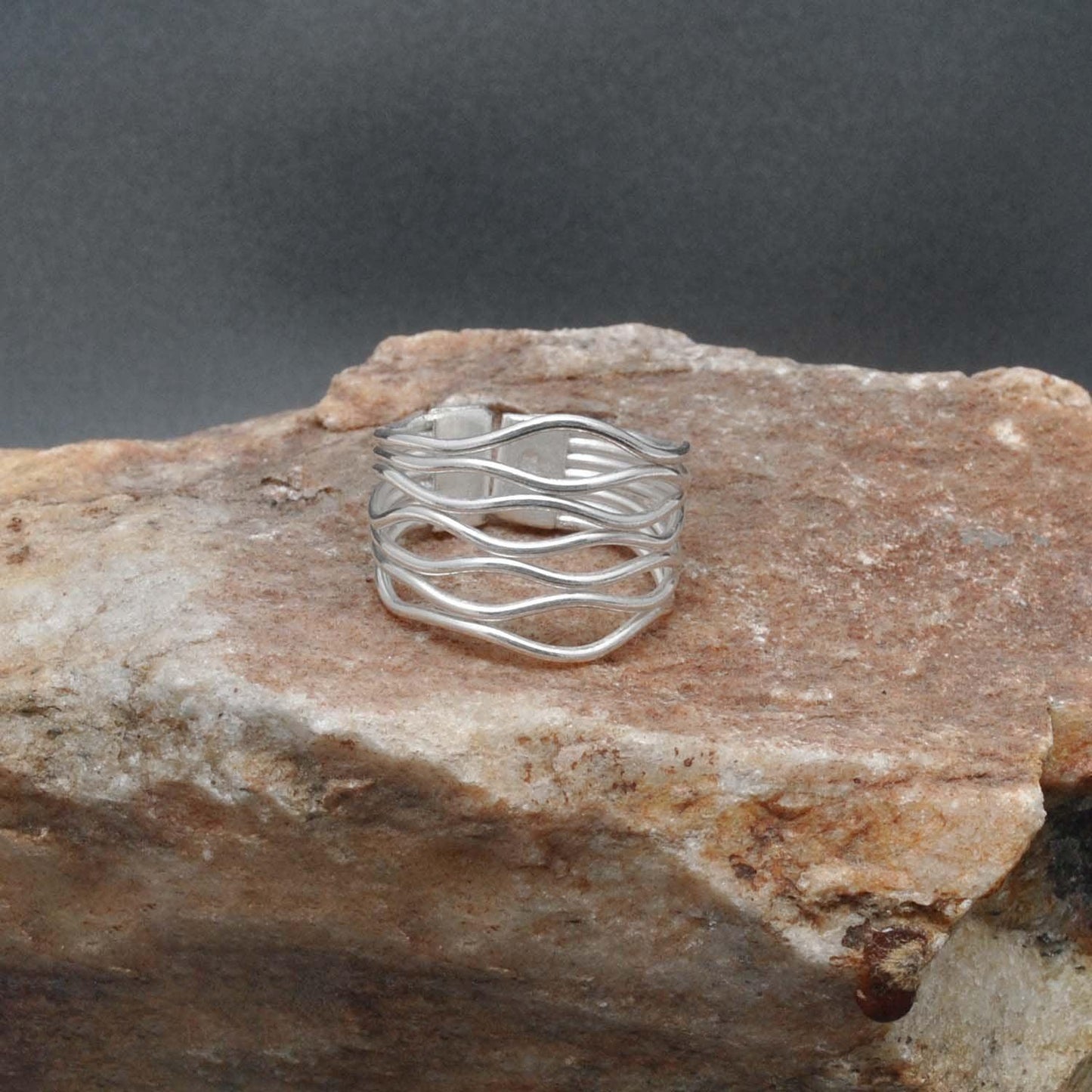 925 Sterling Silver Women Band Ring Size 9 - SAR Gems