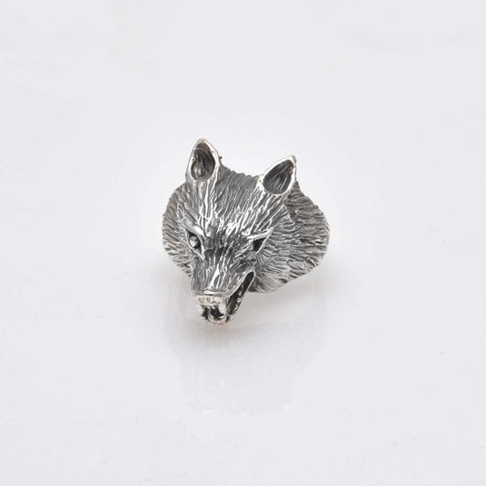 Animal Wolf Silver Ring Size 11 - SAR Gems