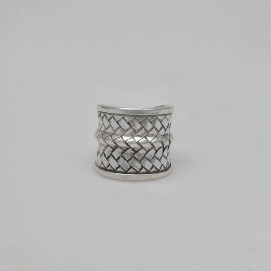 Sterling Silver Braided Ring Size 10 Weave Jewelry - SAR Gems