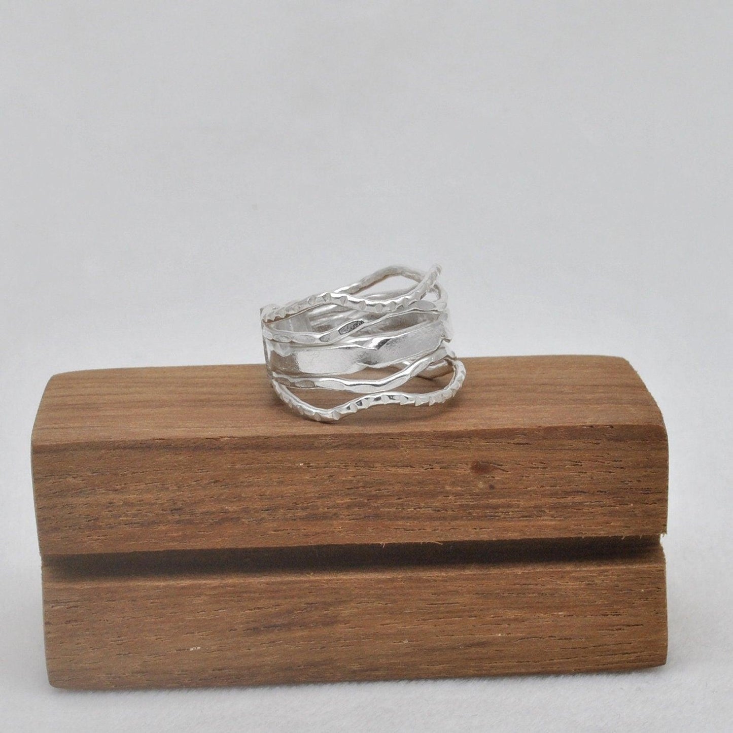 Sterling Silver Ring 10 Adjustable Boho Jewelry - SAR Gems