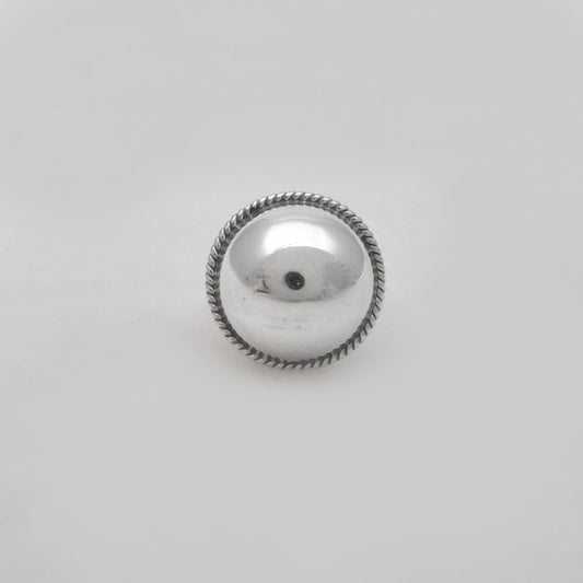 925 Silver Chunky Dome Ring Size 6 - SAR Gems