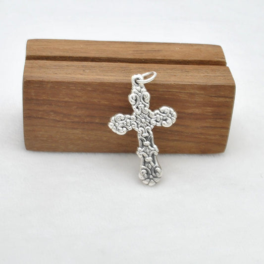 Sterling Silver Holy Cross Pendant - Christmas Gift - SAR Gems
