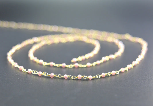 Radiant Rosary Chain - Stone 925 Silver 2mm - view 3