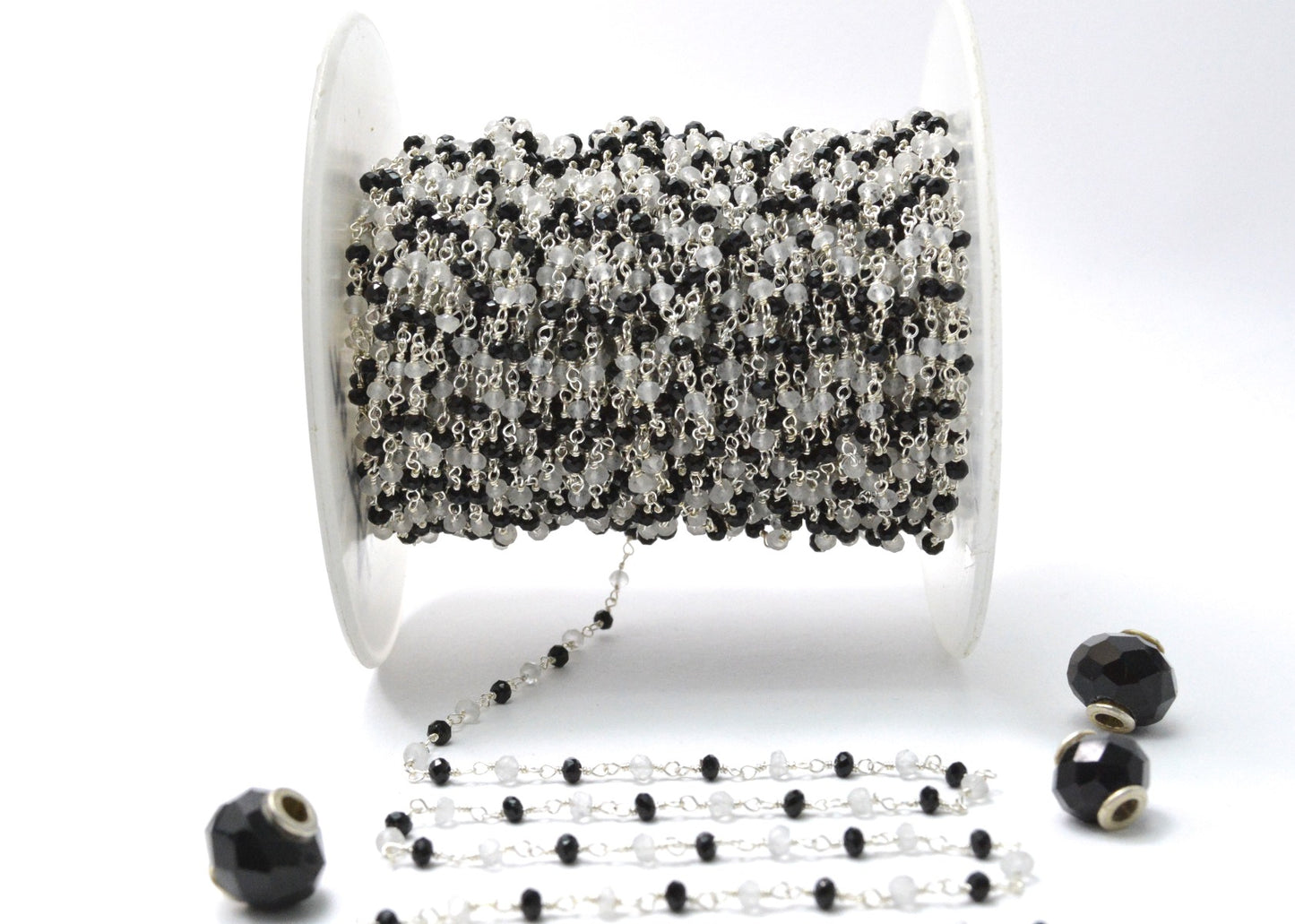 Gorgeous Rosary Chain - Spinel 925 Silver Gold