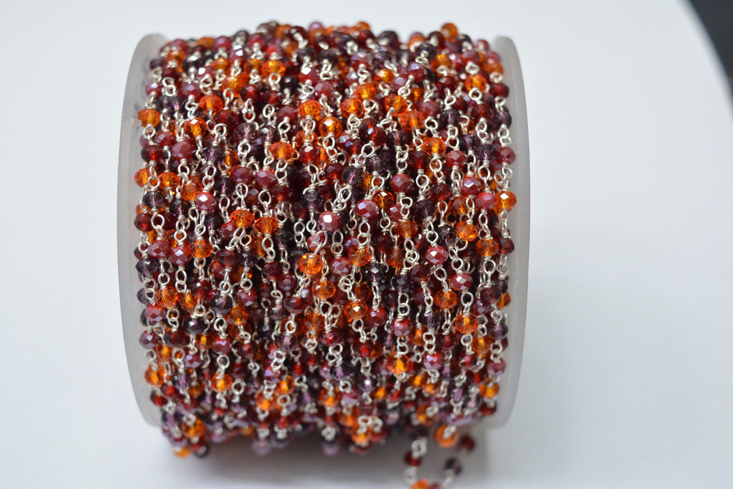 Classic Rosary Chain - Crystal 925 Gold Silver