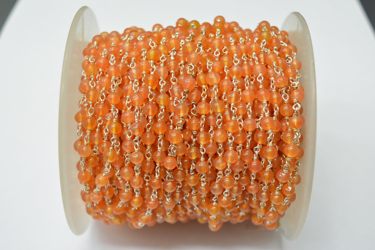 Beautiful Rosary Chain - Stone 925 Gold Silver 5.00mm