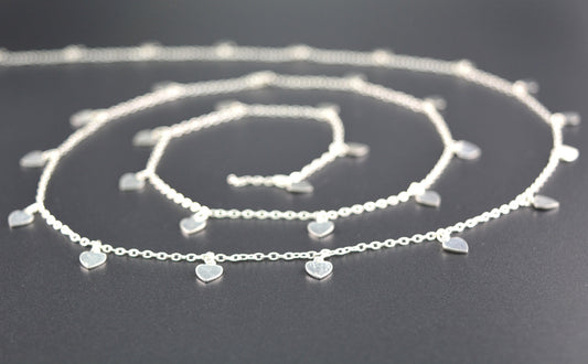 Stone Rosary Chain - 925 Silver Gold, 5.00mm - view 3