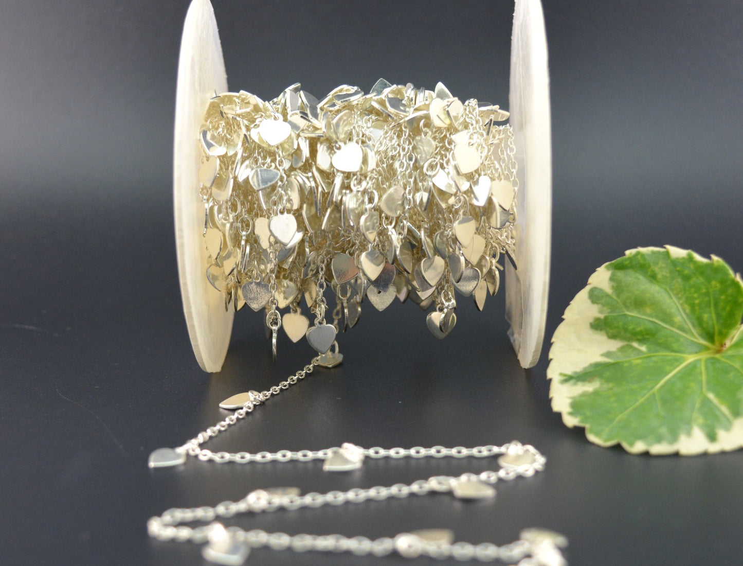 Stone Rosary Chain - 925 Silver Gold, 5.00mm