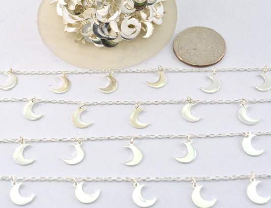 Beautiful Stone Rosary Chain in 925 Silver Gold - 3.50mm - view 3