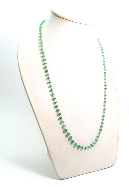 18k Solid Gold Necklace With AAA Quality - 4-6 mm Size - SGGRC-062