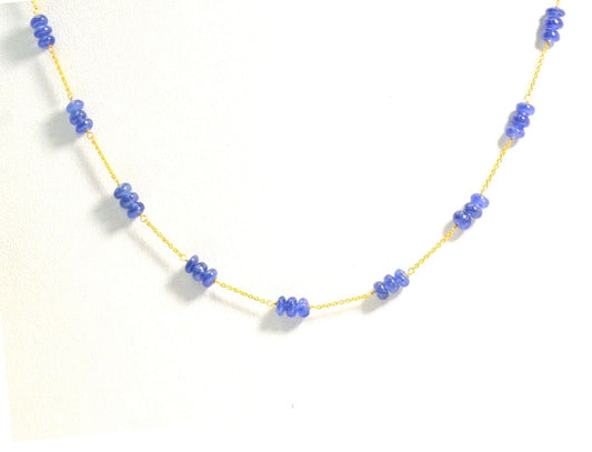 18k Solid Gold Necklace in 4 mm Size With Roundel Shape - SGGRC-069 - view 3