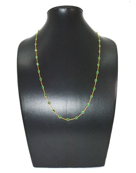 Beautiful 18k Solid Gold Necklace in Round Shape - 4.50X5mm Size - SGGRC-074 - view 3