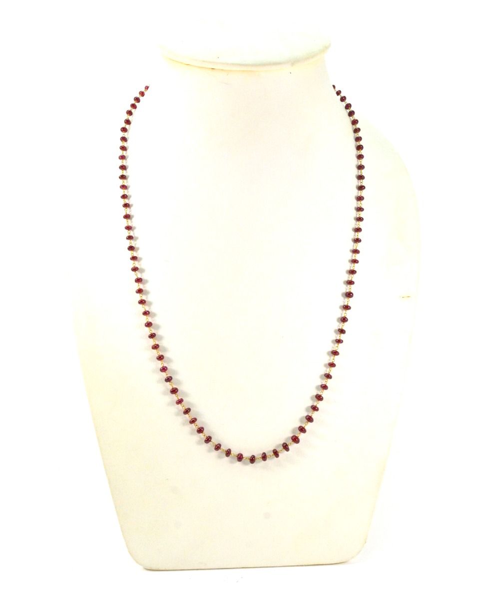 14k Solid Gold Necklace in Roundel Shape With 4.00 - 5.00 MM Size , SGGRC-118