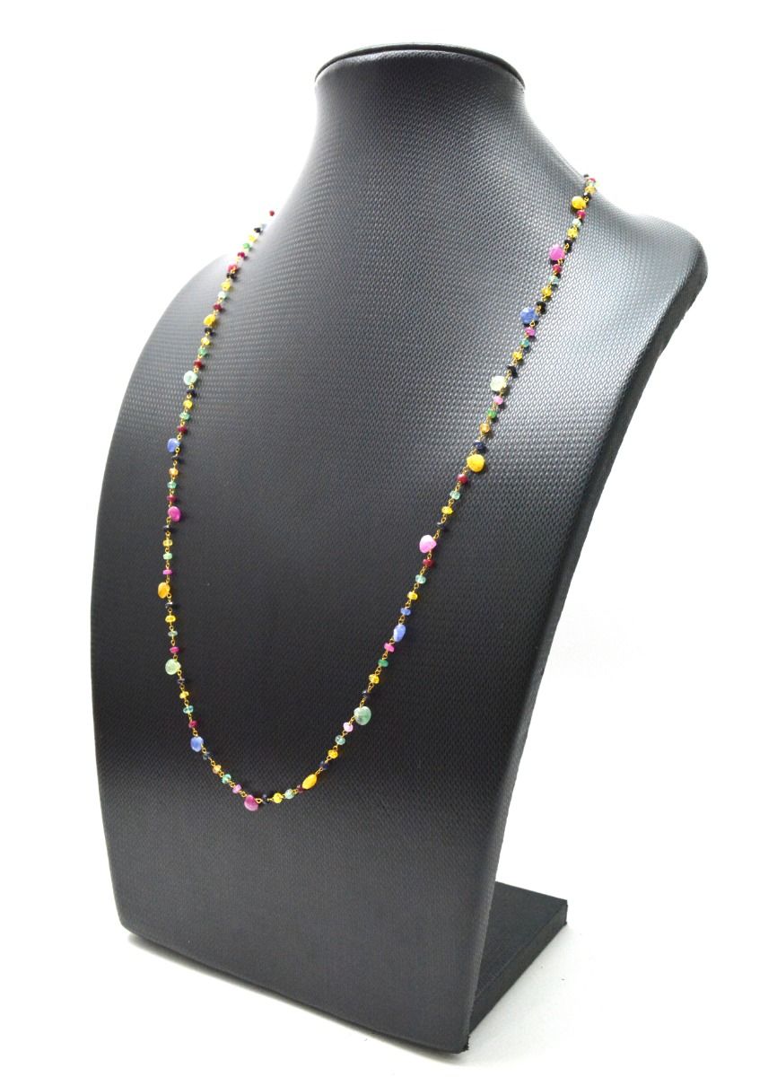 14k Solid Gold Necklace in Roundel Shape With 3 MM Size - SGGRC-143