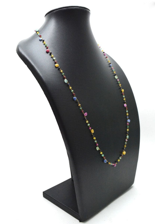 14k Solid Gold Necklace in Roundel Shape With 3 MM Size - SGGRC-143