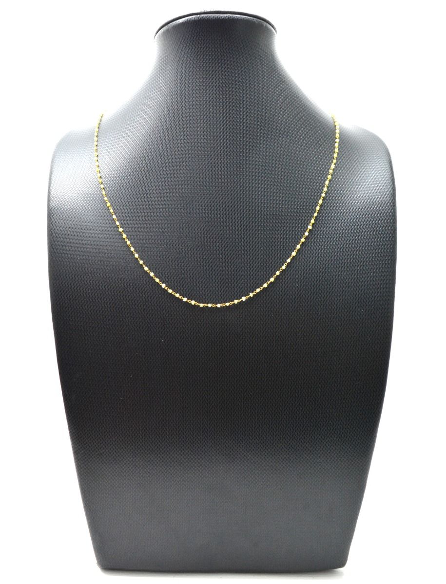 14k Solid Gold Necklace - Natural Multi Stones ,3MM - SGGRC-154