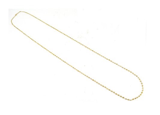 14k Solid Gold Necklace In Roundel Shape, 1.50 -2MM Size - SGGRC-159 - view 3