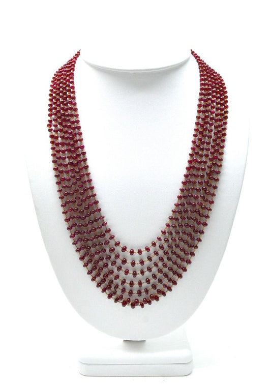 14k Solid yellow Gold Necklace In 4.00 - 6.00 MM Size