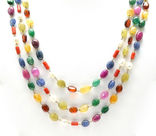 Lovely 14k Solid yellow Gold Necklace With AAA Quality - view 3