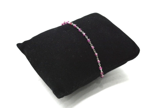 14k Solid yellow Gold Necklace Studded With Tourmaline Stone - SGGRC-220