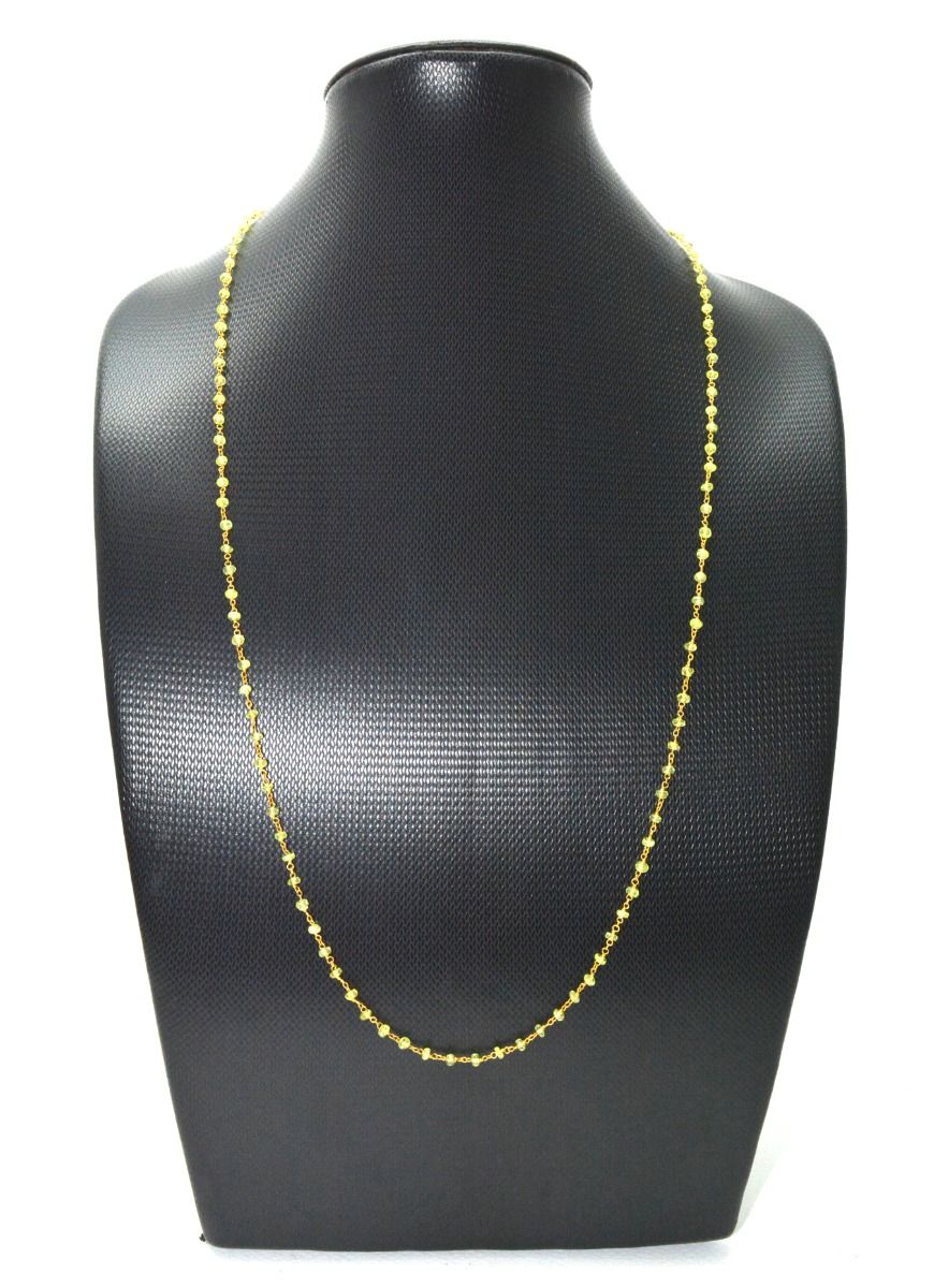 14k Solid yellow Gold Necklace With AAA Quality - 2.50 MM Size, SGGRC-222