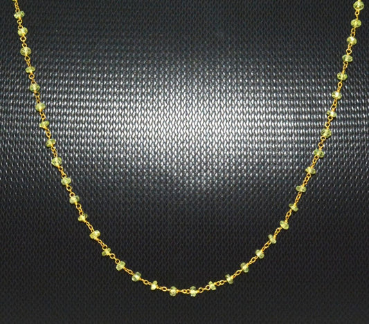 14k Solid yellow Gold Necklace With AAA Quality - 2.50 MM Size, SGGRC-222 - view 3