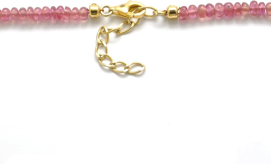 Natural Ruby and Pearl Beaded Necklace – 925 Sterling Silver Handmade Jewelry